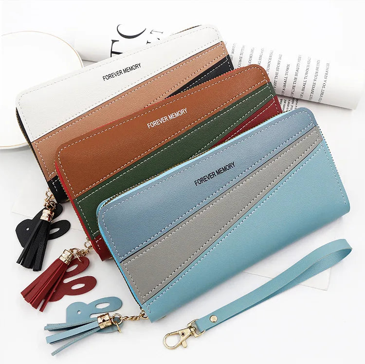 2024 New Long Women Wallets Cute Fashion Multifunctional Clutch Name Engraving Female Wallet Card Holder Luxury Women's Purses