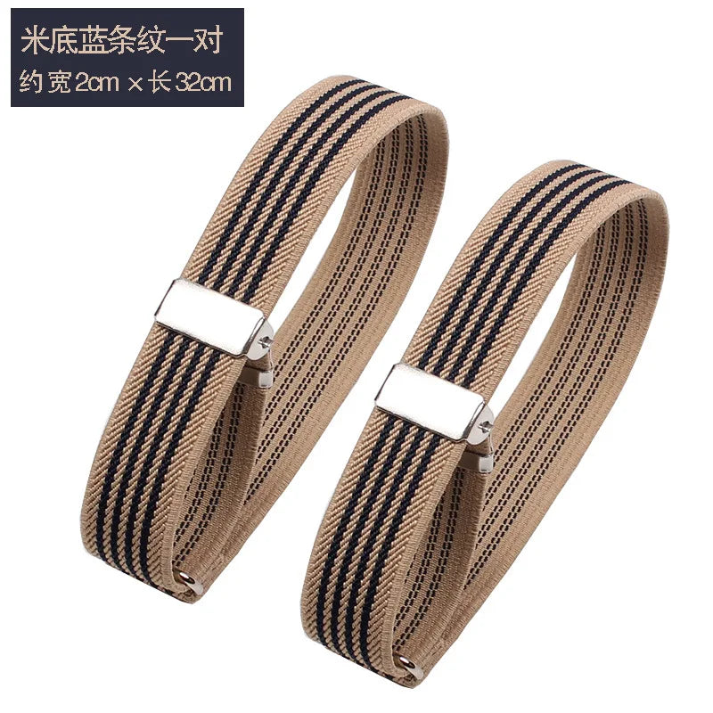 1Pair Elastic Armband Shirt Sleeve Holder Women Men Fashion Adjustable Arm Cuffs Bands for Party Wedding Clothing Accessories