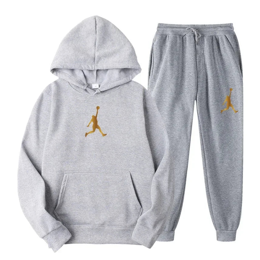 Fashion Men's Sweatshirt Hoody for Men Male Suit Autumn 2024 Female Man Sets Women's Tracksuit Sportswear Hoodies + Sweatpants