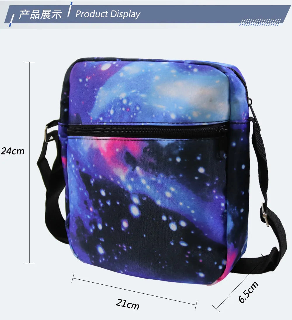 Anime Satoru Gojo Pattern Three Piece Backpack New Fashion School High Quality Backpack Shoulder Bag Pen Bag Laptop Backpack