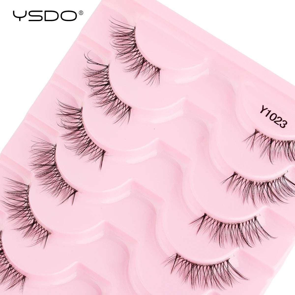 Half Lashes Mink Eyelashes Natural Soft Cat Eye False Eyelashes Long Wispy 3D Mink Lashes Makeup Eyelash Extension Fake Lashes