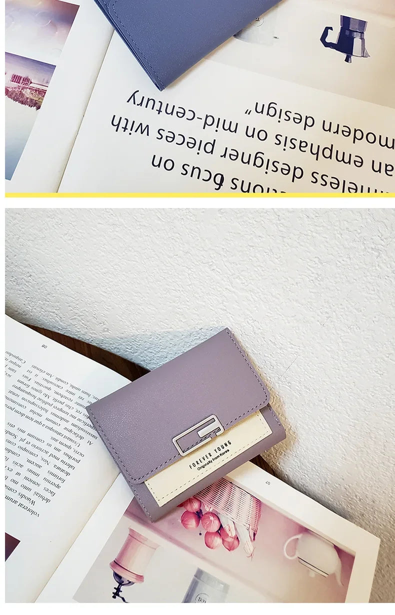 Women's Wallet Short Women Coin Purse Wallets For Woman Card Holder Small Ladies Wallet Female Hasp Mini Clutch For Girl