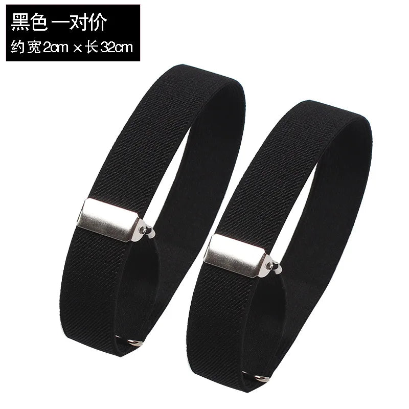 1Pair Elastic Armband Shirt Sleeve Holder Women Men Fashion Adjustable Arm Cuffs Bands for Party Wedding Clothing Accessories