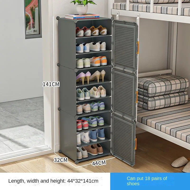 Modern Household Corridor Bedroom Dustproof Shoerack Hallway Living Room Multilayer Cabinets New Storage Shoe Rack Furniture