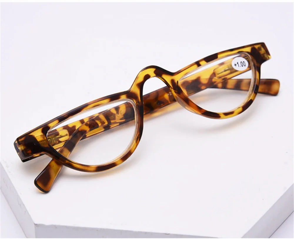 Ultralight Half Frame Reading Glasses Women Men Presbyopia Optical Eyeglasses Unisex Reading Eyewear Diopter +1.0to+3.5