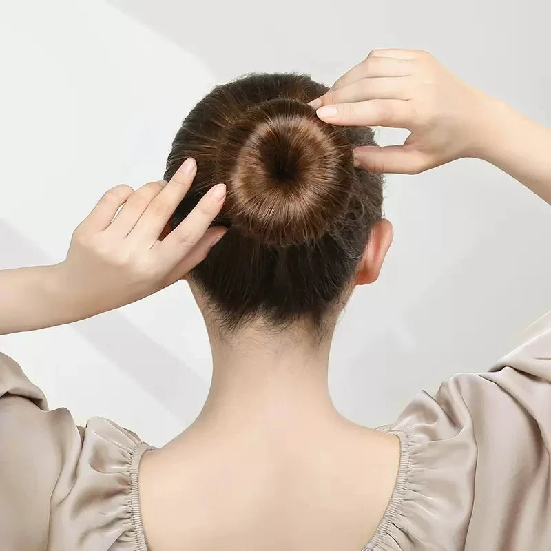 Outil de coiffure en éponge Boucle en plastique Fabricant de cheveux bouclés Chouchou Bandeau Twist Donut Chignon Bigoudi Bandeaux Outils de coiffure