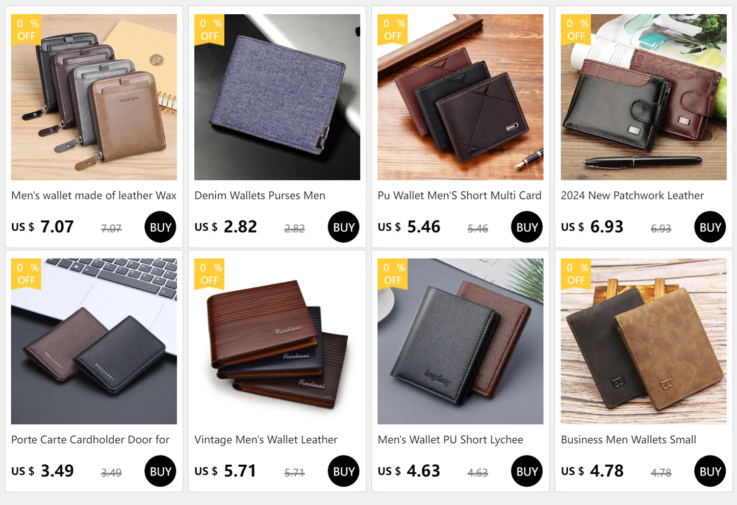 Men's Wallet Genuine Leather Men Wallets Premium Product Real Cowhide Wallets for Man Short Black Walet Portefeuille Homme