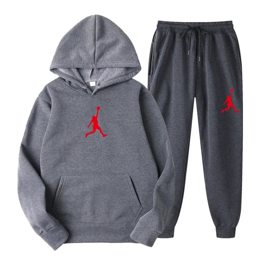 Fashion Men's Sweatshirt Hoody for Men Male Suit Autumn 2024 Female Man Sets Women's Tracksuit Sportswear Hoodies + Sweatpants