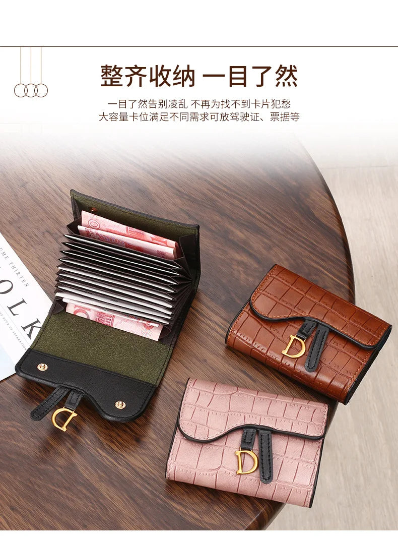 New Designer Wallet Women's Wallet Luxury Women's Purse Fashion Wallet Multi-Card Card Holder Small Wallet Coin Purse Clutch Bag