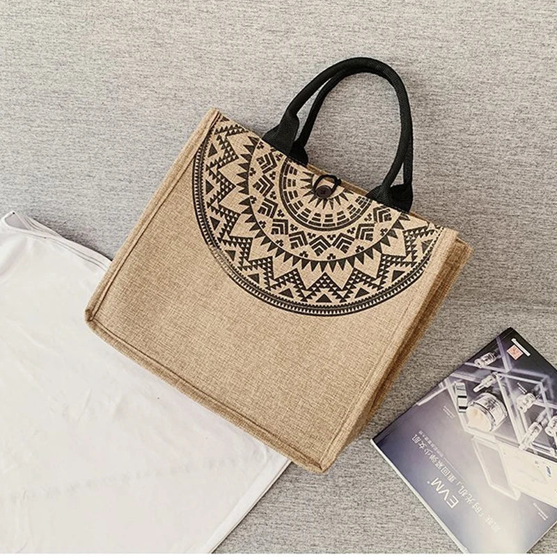 Canvas Handbags For Women Fashion Tote Beach Bags Reusable Shopping Bags