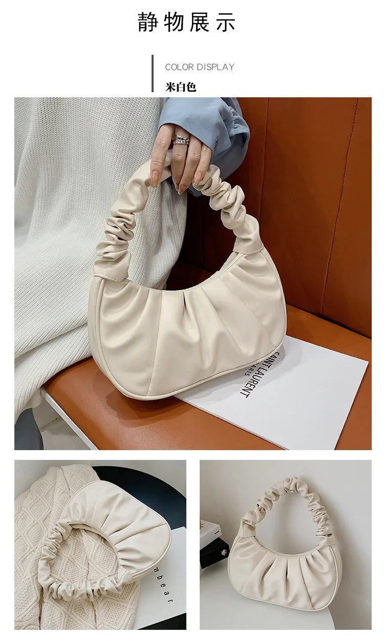 Cloud Pleated Handlebags Designer Handbag Women's Single Crossbody Dumpling Tote Armpit Bag Shopping Shoulder Bags Underarm Bag