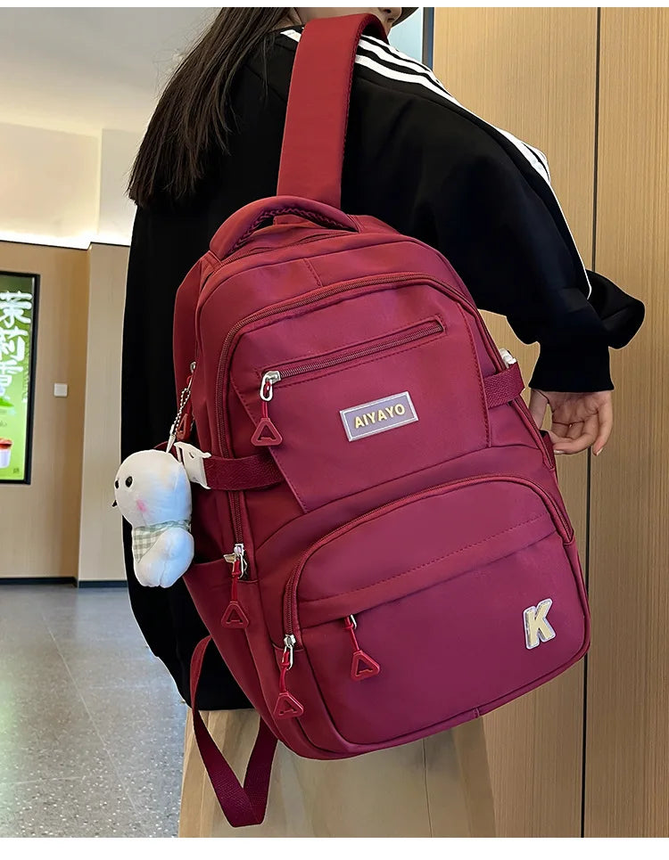 Women's Bag Backpacks Woman Bags Backpack Bagpacks Travel Female Back Pack Mens Ita Ladies 2024 Kawaii Multifinonal School Trend