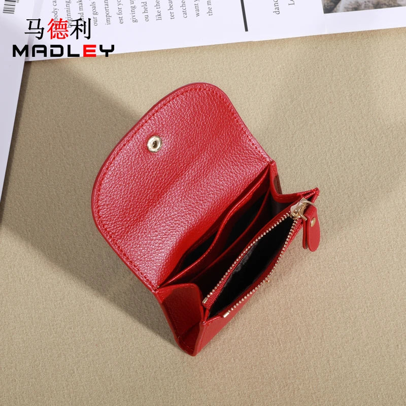 Practical Women's Small Card Wallet Simple and Fashionable Small Card Bag School Girls' Coin Wallet