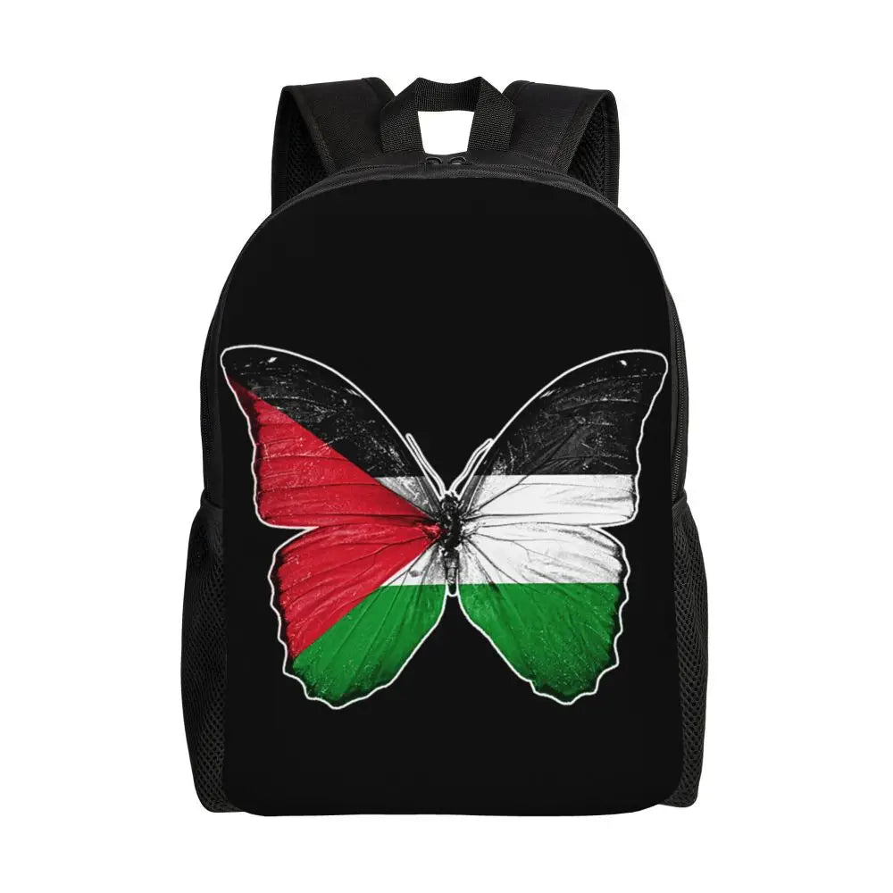 Custom Palestinians Keffiyeh Pattern Backpack for Women Men Waterproof College School Tradition Bag Print Bookbags