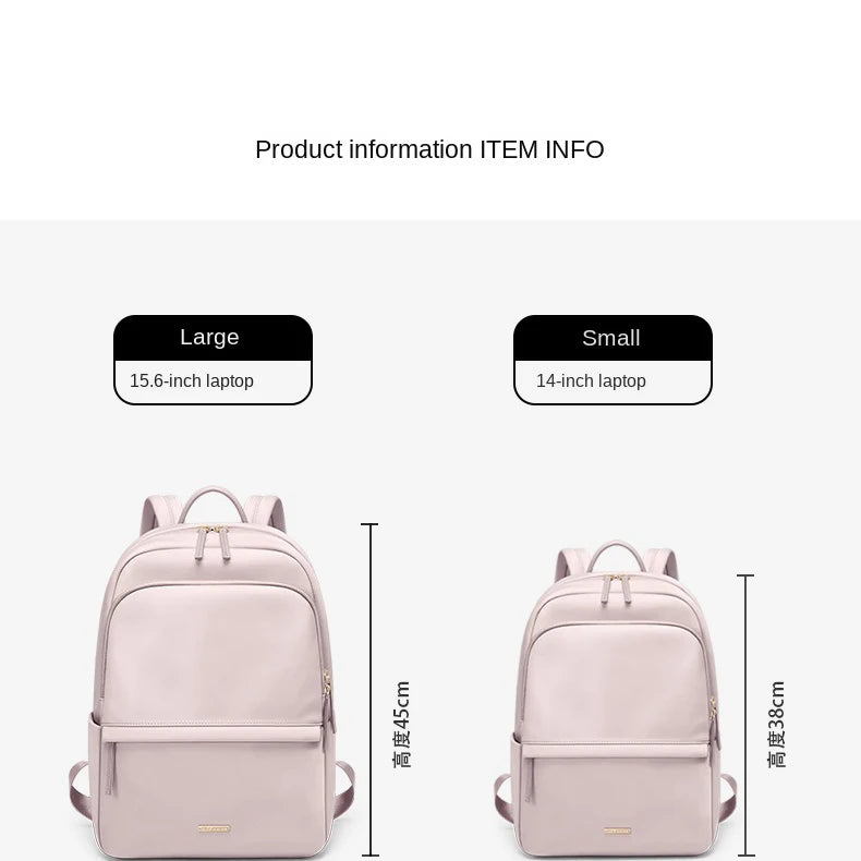 GOLF Aesthetic Backpacks Women Waterproof Backpack Traveling Cute 15 6 inches Laptop Bags Slim Lightweight Anti Theft Schoolbag