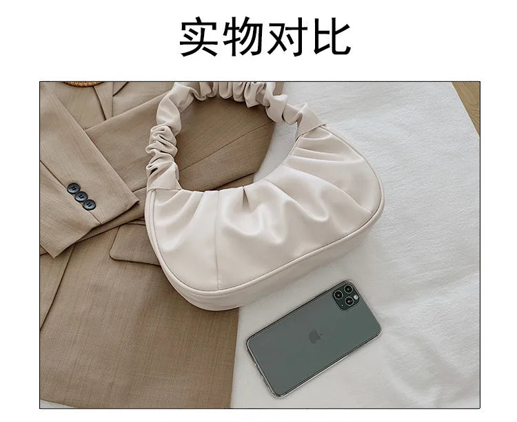 Cloud Pleated Handlebags Designer Handbag Women's Single Crossbody Dumpling Tote Armpit Bag Shopping Shoulder Bags Underarm Bag