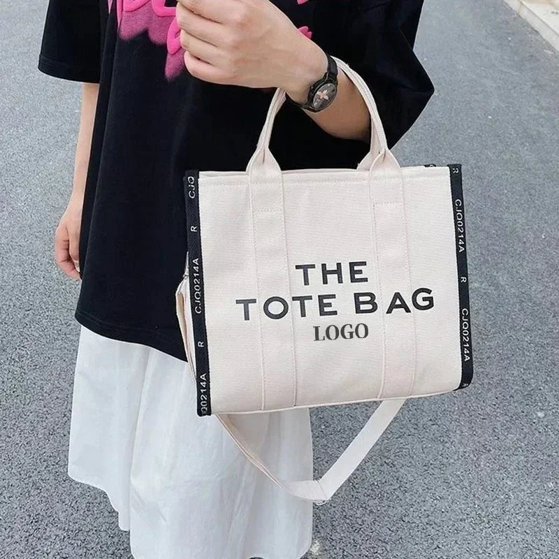 New Tote Bag Women's Fashion Fashionable Yankee Letter Handbag Foreign Trade Vintage Bags Side Single Shoulder Crossbody Bag