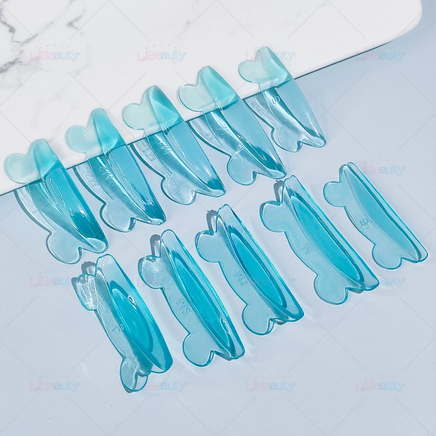 Libeauty Different Curl Silicone Reusable Eyelash Perm Rod Lash Lift Pads Lifting 3D Eyelash Curler Accessories Makeup Tools