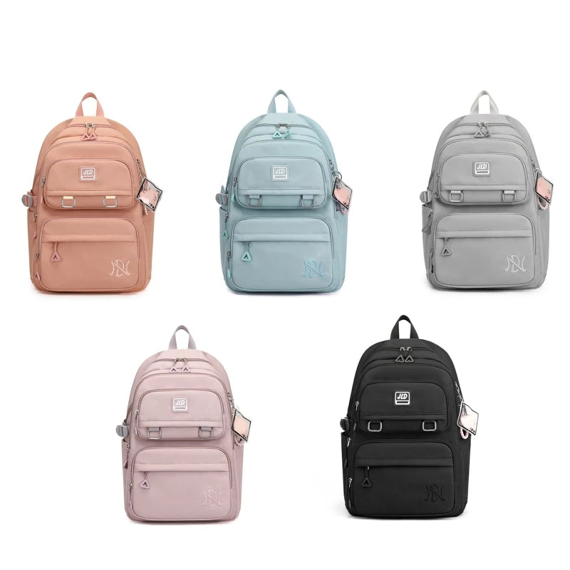 Girl School Bag Backpack Back Pack For Teenager Women Children Female Pink Schoolbag Primary High Bagpack Class Teens Child Kids