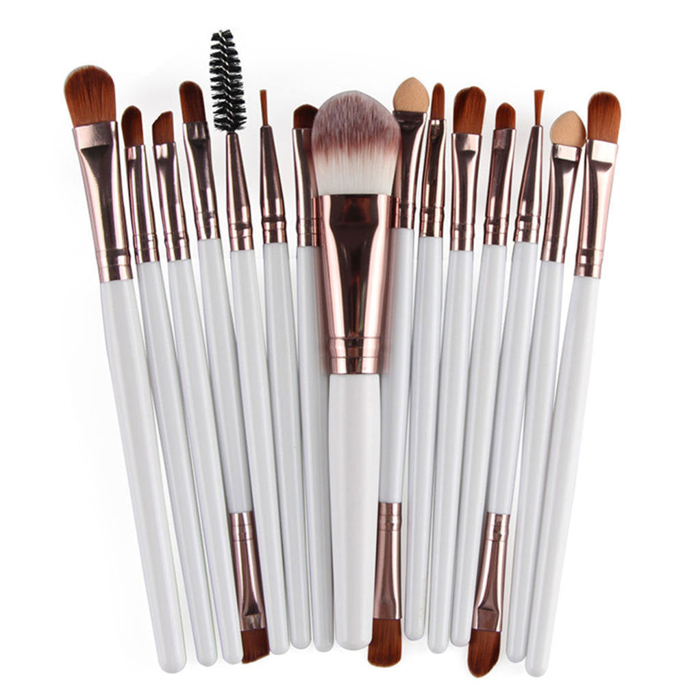 Cross border for MAANGE 18 make-up and brush suits with fan-shaped makeup tools to sell eBay hot sales