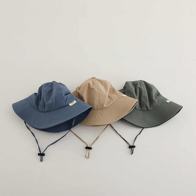 Bucket Hat Spring New Sun-proof Solid Color Quick-drying