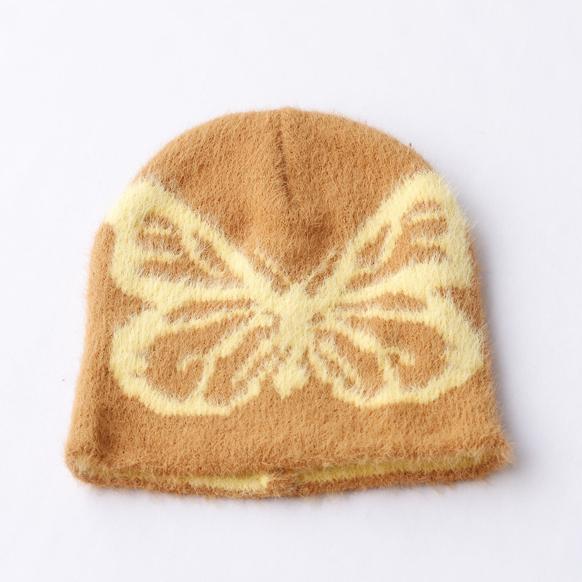 Fashion Cold-proof Warm And Cute Versatile Adult Printed Butterfly Jacquard Woolen Cap