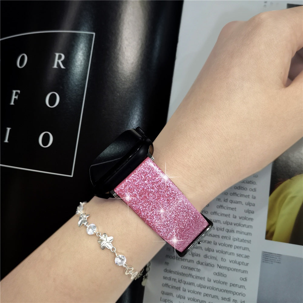 Strap Single Ring Glitter Couple Watch