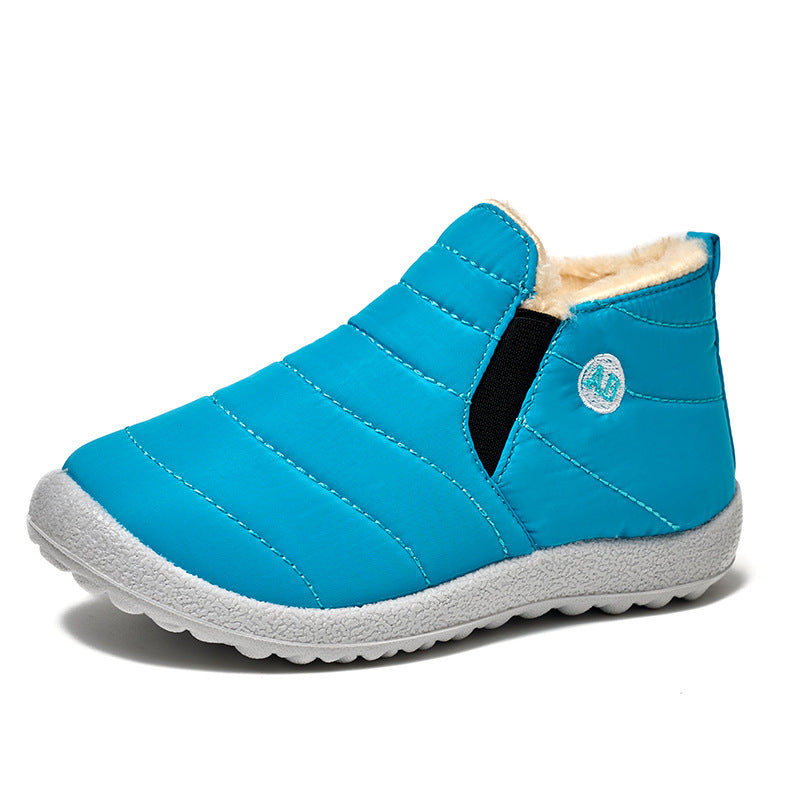 Fleece Lined Padded Warm Keeping Children's Cotton Shoes