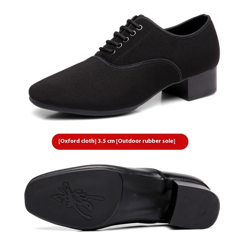 Outdoor Rubber Sole Indoor Calfskin Sole Oxford Cloth Shoes