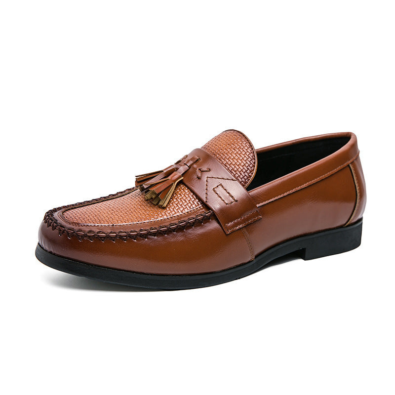 New Men's Casual Slip-on Leather Shoes