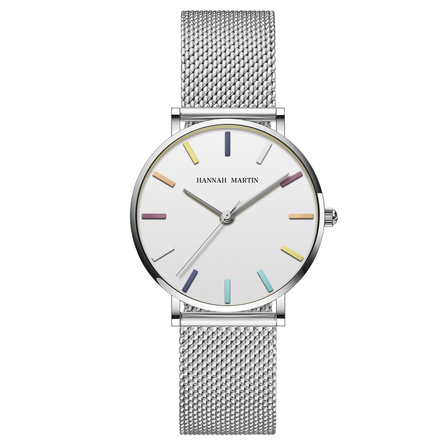 Rainbow Nail Three-pin Watch Women's Waterproof Business