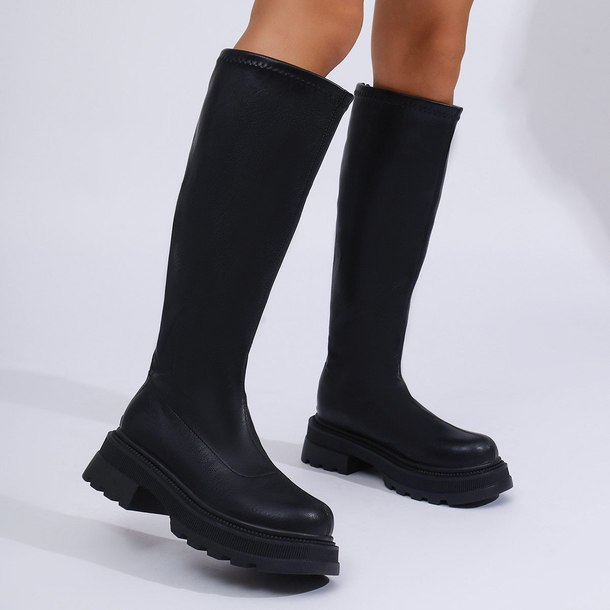 New Women's Long Tube Tail Boots Women's Boots