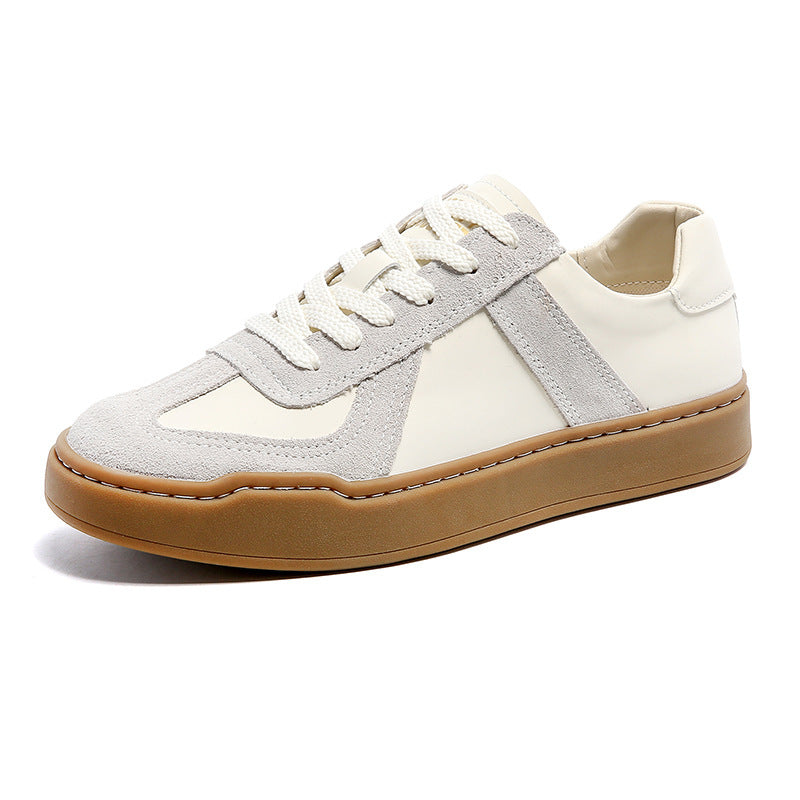 Chaussures blanches Chaussures d'entraînement allemandes Chaussures de niche Chaussures populaires de style japonais pour hommes