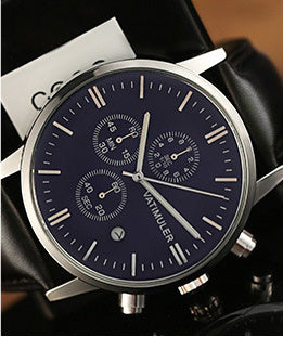 Montre à quartz multifonction pour homme, style coréen, tendance, pour le travail