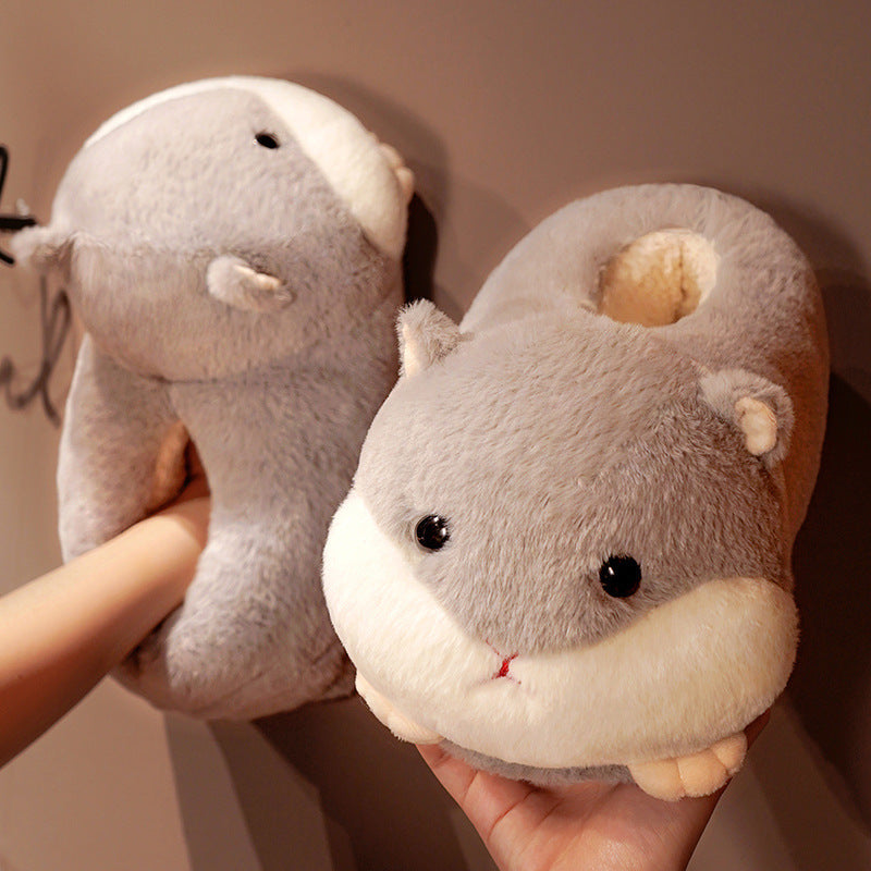 Japanese Cartoon Animal Indoor Warm Slippers