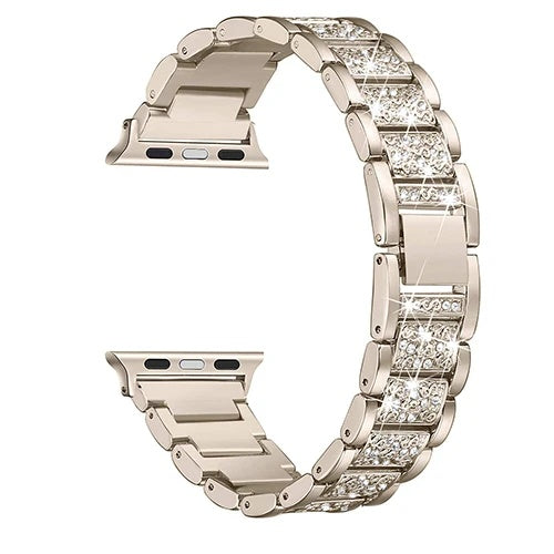 Bracelet de chaîne de bijoux pour un bracelet de montre Pple Ultra 49 mm 40 mm 44 mm 42 mm 38 mm Bracelet de poignet en diamant IWatch Band SE 6 7 8 9 45 mm 41 mm 