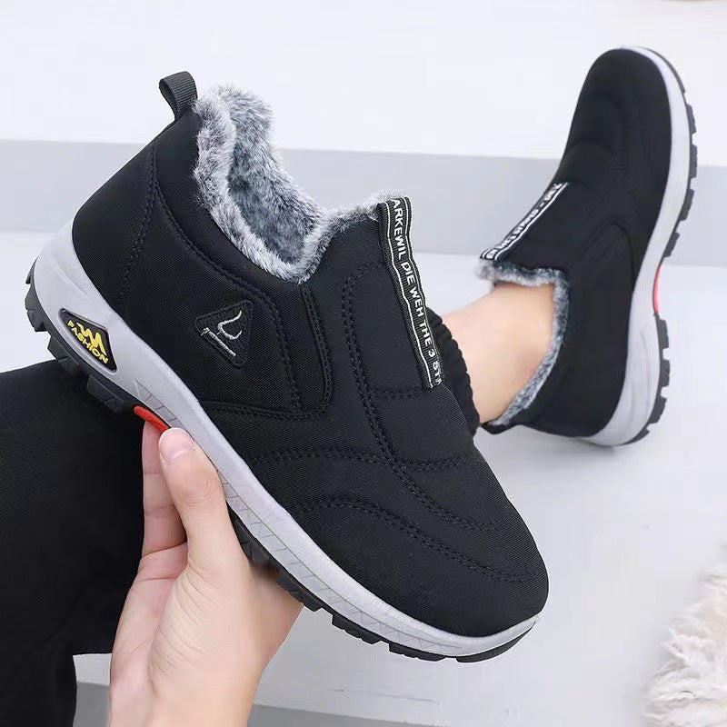 Thick Warm Men's Sports Casual Cotton-padded Shoes