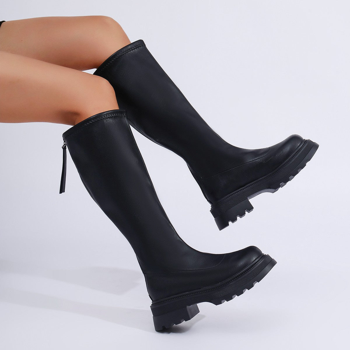 New Women's Long Tube Tail Boots Women's Boots