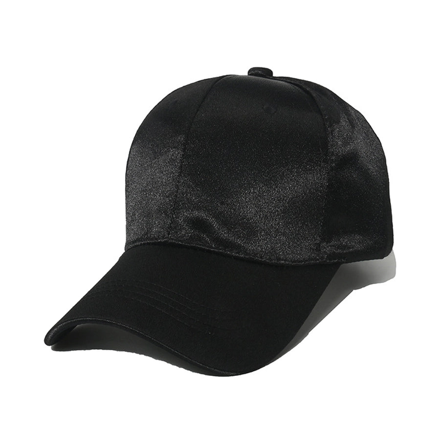 women's casual solid color curved eaves baseball cap