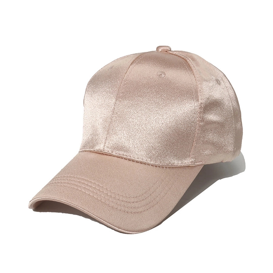 women's casual solid color curved eaves baseball cap