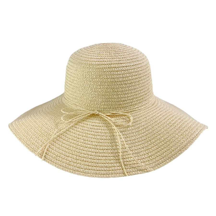 simple big brim hat straw hat female summer sunscreen sunshade beach hat