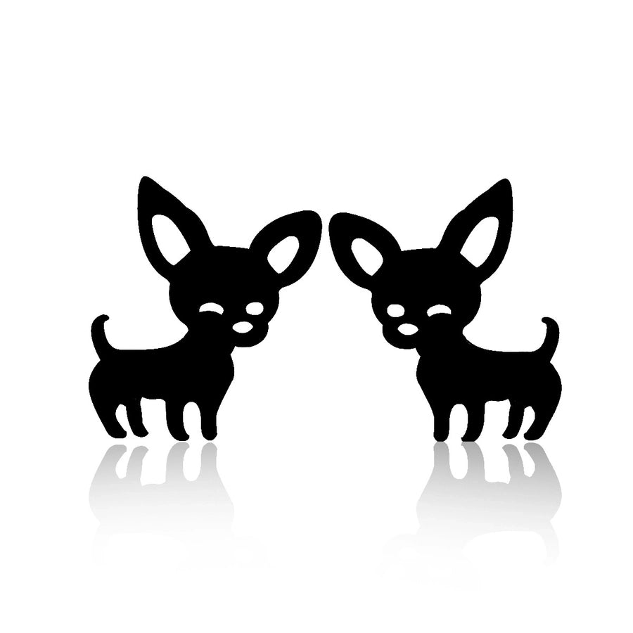 Simple Style Dog Cat Plating 304 Stainless Steel Stainless Steel Earrings