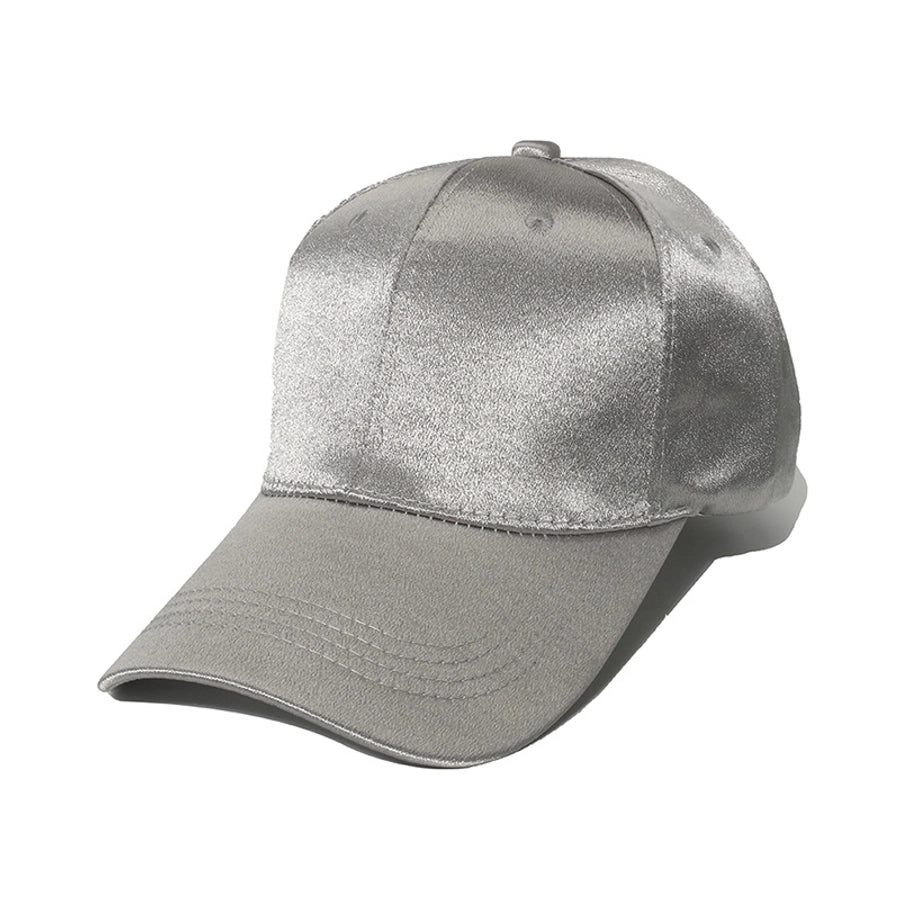 women's casual solid color curved eaves baseball cap