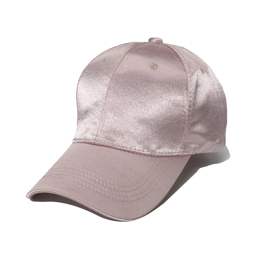 women's casual solid color curved eaves baseball cap