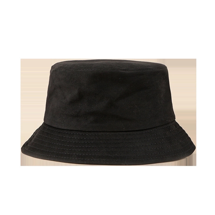 pure color cotton fisherman hat