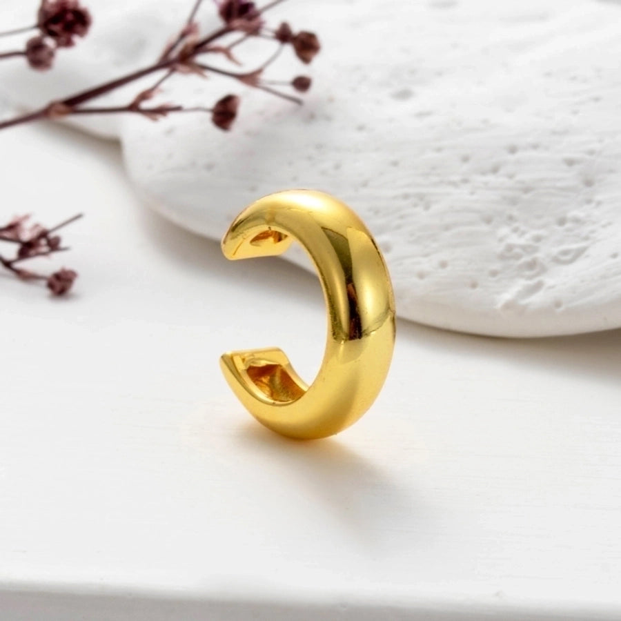 1 piece vintage style cool style geometric eye snake plating copper 18k gold plated ear studs