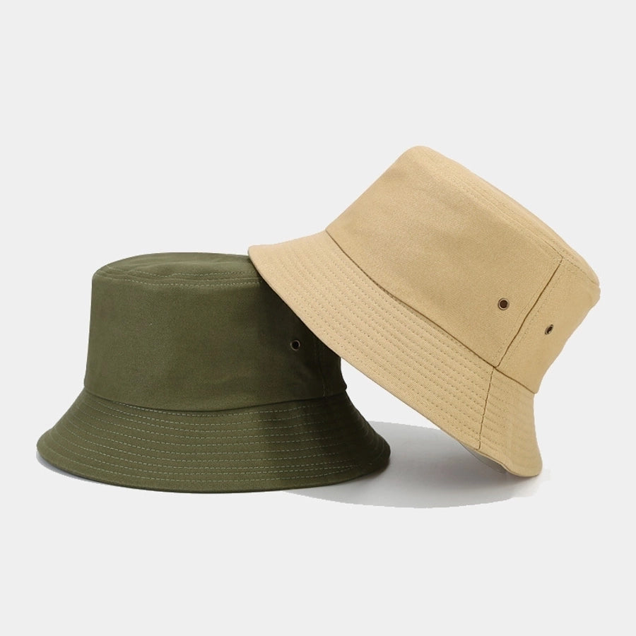 unisex classic style streetwear solid color wide eaves bucket hat