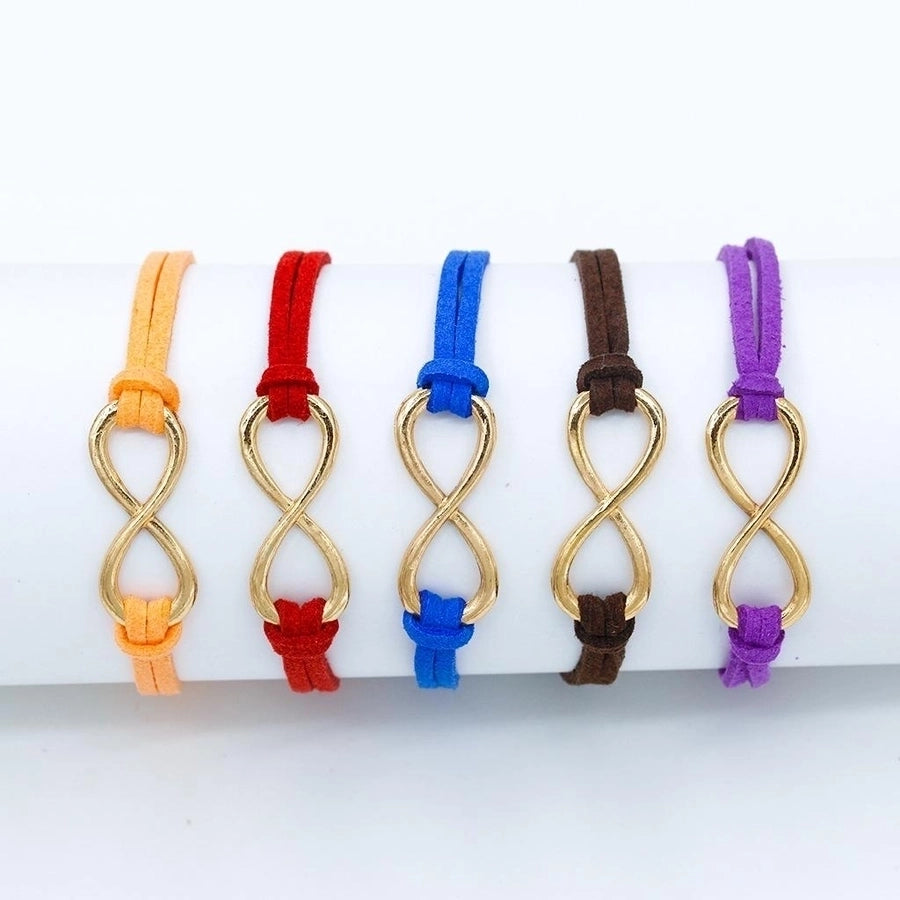 bracelets pour femmes avec lettres en alliage plaquées à la mode 